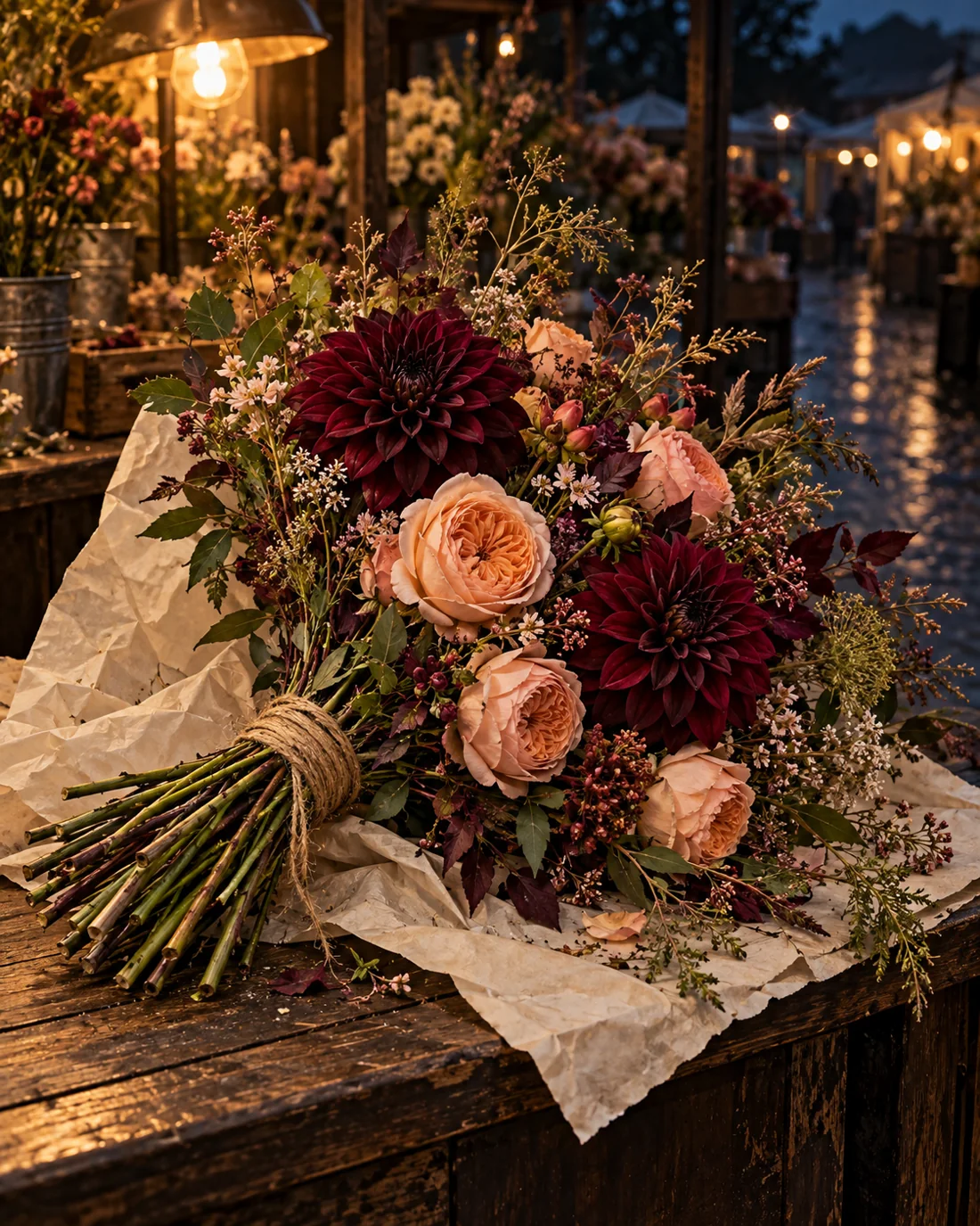After-dark bouquet